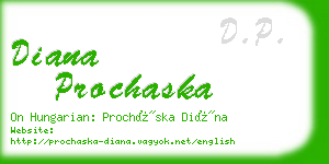 diana prochaska business card